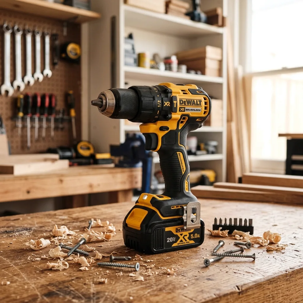 สว่านไร้สายมอเตอร์ไร้แปรงถ่าน (Brushless) แรงบิดสูง แบตเตอรี่อึด เจาะไม้ เหล็ก ขันสกรูครบจบในตัวเดียว